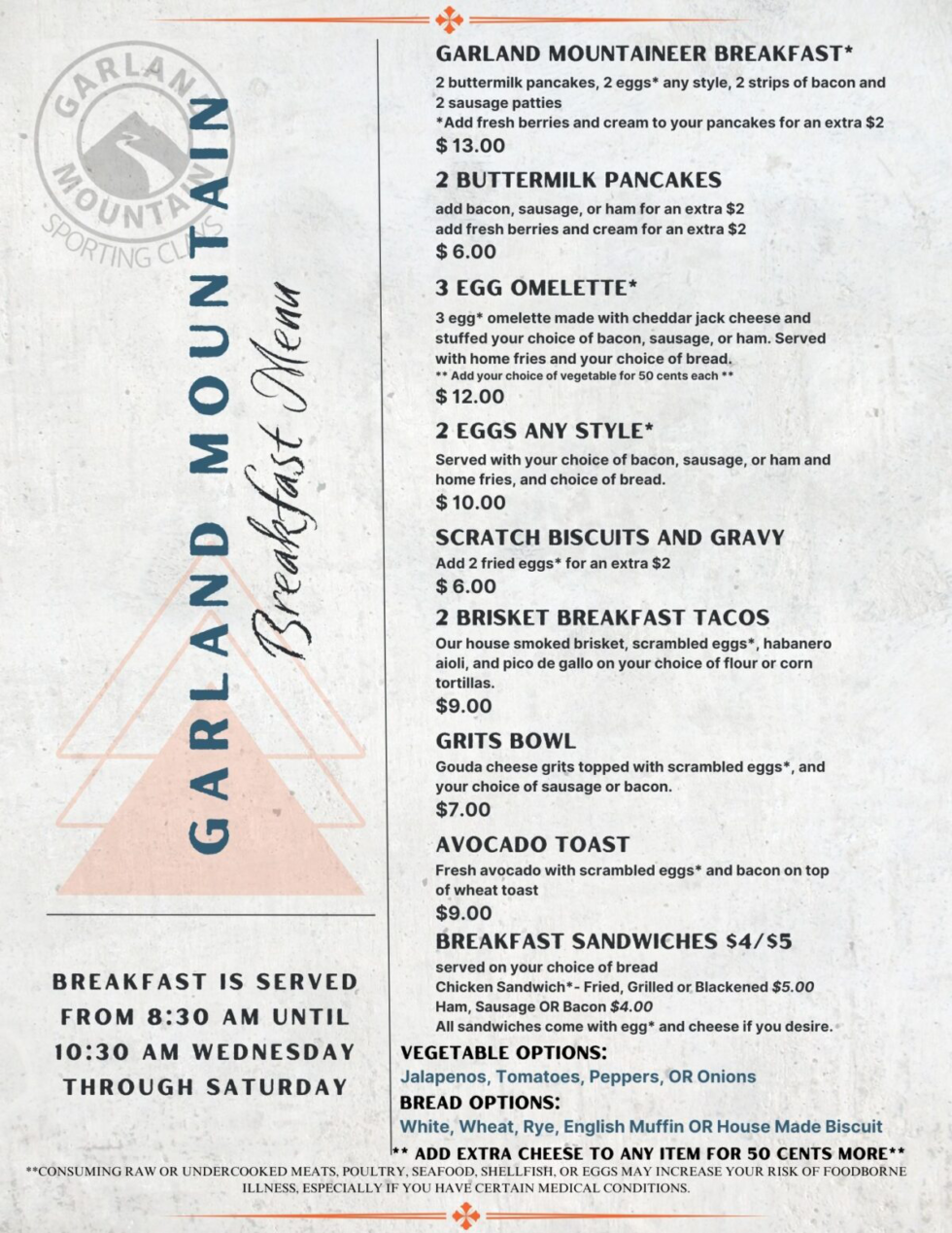 Grill Garland Mountain Sporting Clays & Grill
