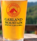 Beer served in a Garland Mountain glass